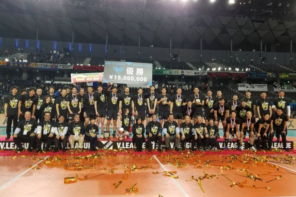 バレーボールVリーグ・パナソニックパンサーズで2019年リーグ優勝